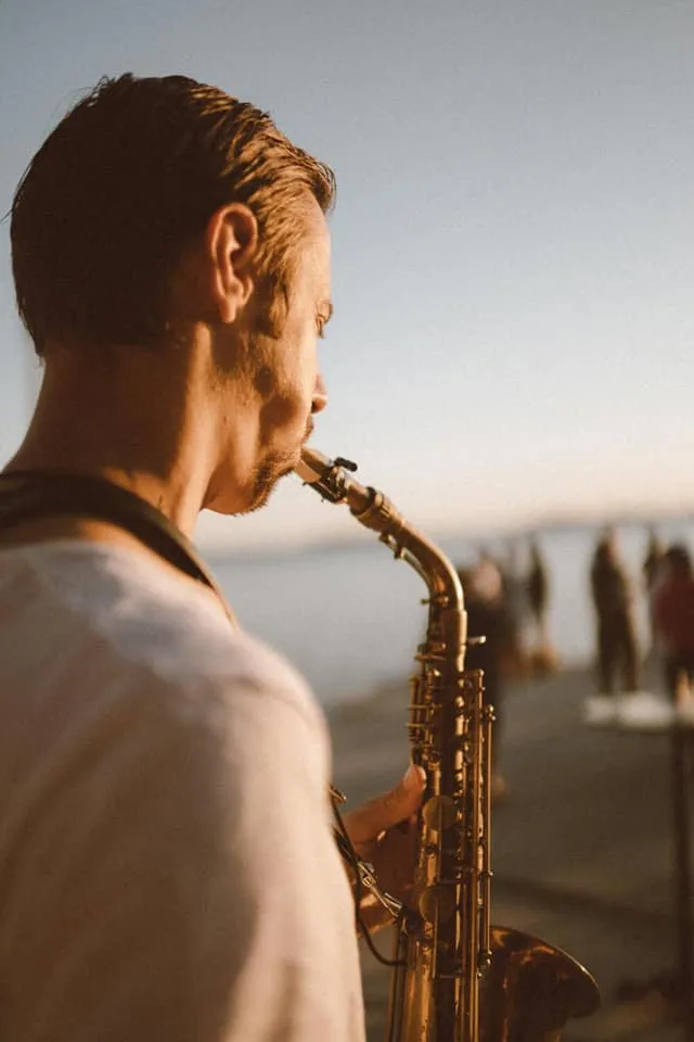 Deejay in Kroatien bei Veranstaltung, Musik und Feier im Sommer.